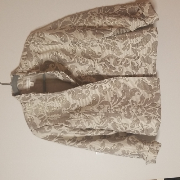 Coldwater Creek  Suit jacket in tapestry with cuff sleeves - Picture 1 of 5